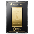 50g Goldbarren Fg. 999,9 Gold LBMA zertifiziert Heimerle & Meule