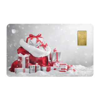 Geschenkkarte "Weihnachten VIII" mit 1g Gold Fg. 999,9