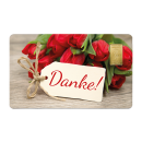 Geschenkkarte "Danke" mit 1g Gold Fg. 999,9