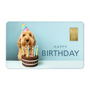 Geschenkkarte "Happy Birthday IV" mit 1g Gold...
