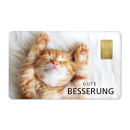 Geschenkkarte "Gute Besserung II" mit 1g Gold...