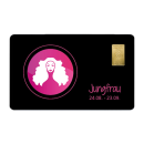 Geschenkkarte "Jungfrau I" mit 1g Gold Fg. 999,9