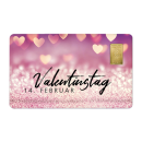 Geschenkkarte "Valentinstag" mit 1g Gold Fg. 999,9