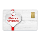 Geschenkkarte "Valentinstag IV" mit 1g Gold Fg....