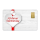 Geschenkkarte "Valentinstag IV" mit 1g Gold Fg. 999,9