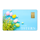 Geschenkkarte "Ostern I" mit 1g Gold Fg. 999,9