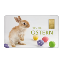 Geschenkkarte "Ostern V" mit 1g Gold Fg. 999,9