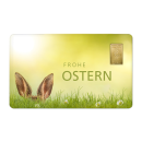 Geschenkkarte "Ostern VII" mit 1g Gold Fg. 999,9
