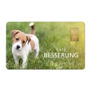 Geschenkkarte "Gute Besserung III" mit 1g Gold...