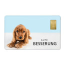 Geschenkkarte "Gute Besserung IV" mit 1g Gold...