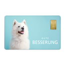 Geschenkkarte "Gute Besserung VI" mit 1g Gold Fg. 999,9