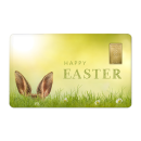 Geschenkkarte "Happy Easter IV" mit 1g Gold Fg....