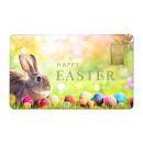 Geschenkkarte "Happy Easter V" mit 1g Gold Fg....