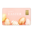 Geschenkkarte "Happy Easter VIII" mit 1g Gold...