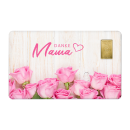 Geschenkkarte "Muttertag VII" mit 1g Gold Fg....