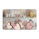 Geschenkkarte "Muttertag XIV" mit 1g Gold Fg. 999,9