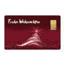 Geschenkkarte "Weihnachten XVI" mit 1g Gold Fg....