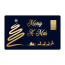 Geschenkkarte "Weihnachten XIX" mit 1g Gold Fg....