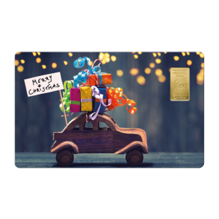 Geschenkkarte "Weihnachten XXV" mit 1g Gold Fg. 999,9