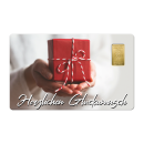 Geschenkkarte "Herzlichen GlÃ¼ckwunsch...