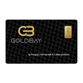 5g Goldbarren Fg. 999,9 Gold LBMA zertifiziert Heimerle & Meule