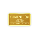 25g Goldbarren Fg. 999,9 Gold LBMA zertifiziert C.Hafner